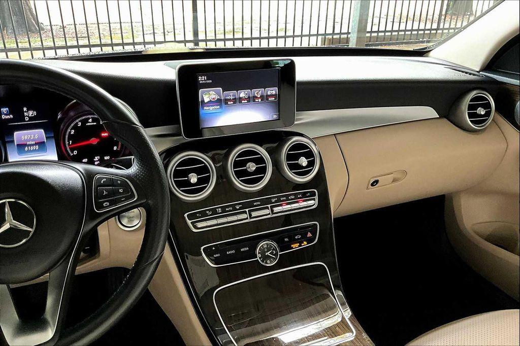 used 2015 Mercedes-Benz C-Class car, priced at $14,879