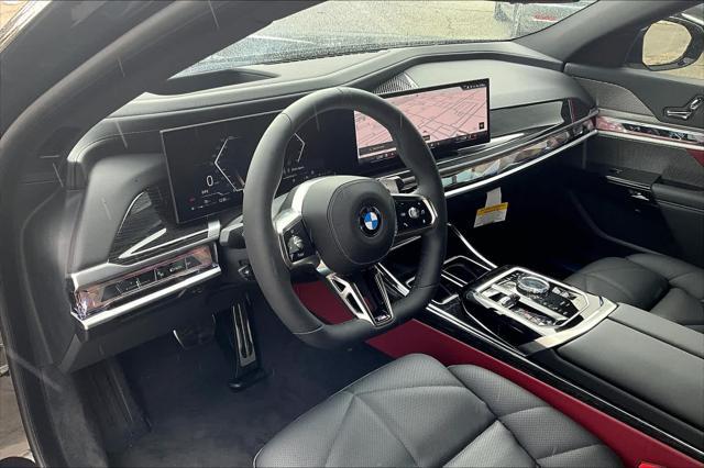 new 2025 BMW 740 car, priced at $103,955