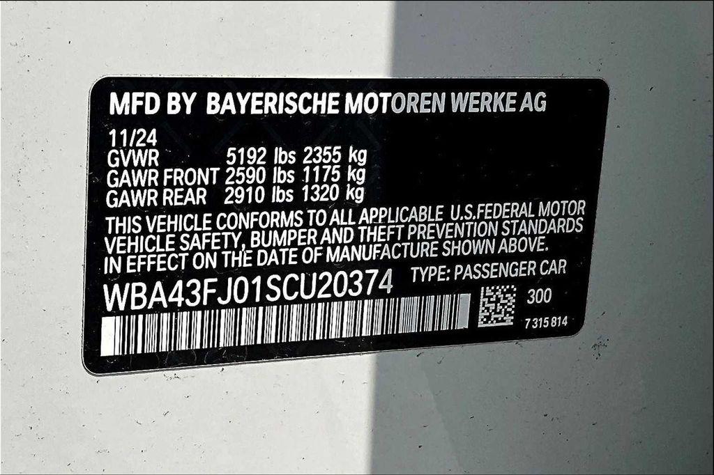 new 2025 BMW 530 car, priced at $60,775