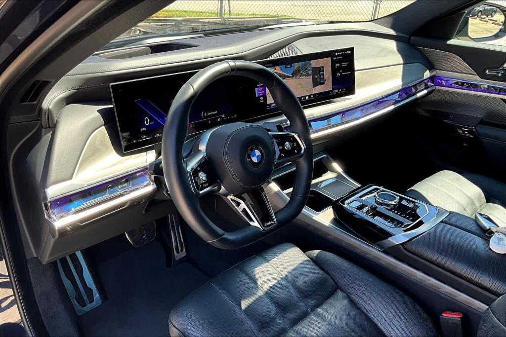 used 2023 BMW 740 car, priced at $77,133