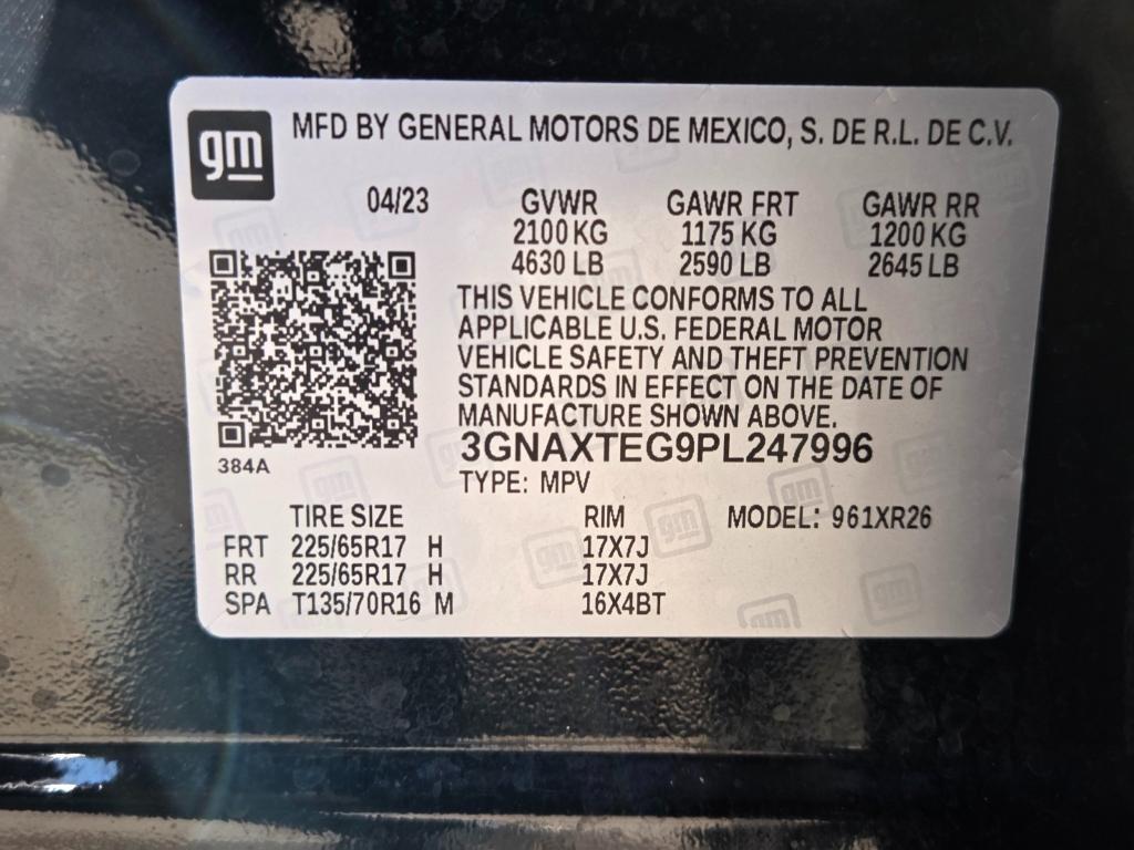 used 2023 Chevrolet Equinox car, priced at $22,621