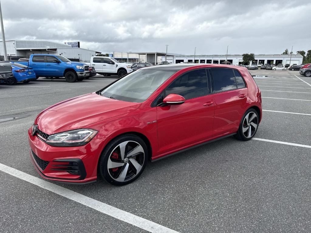 used 2019 Volkswagen Golf GTI car, priced at $18,597