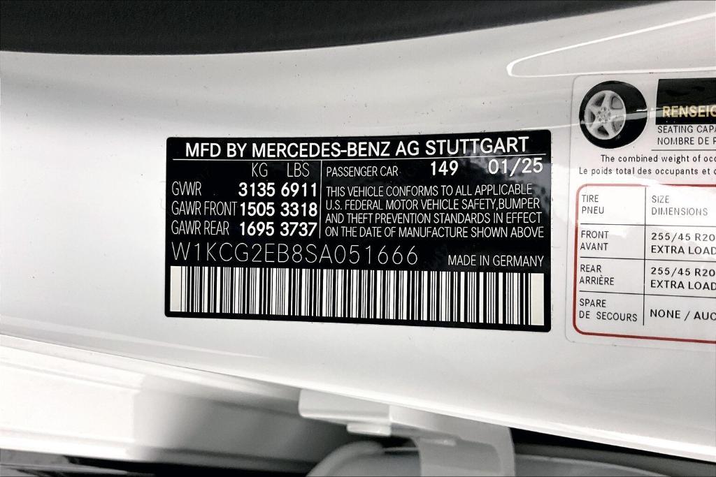 new 2025 Mercedes-Benz EQS 450 car, priced at $109,335