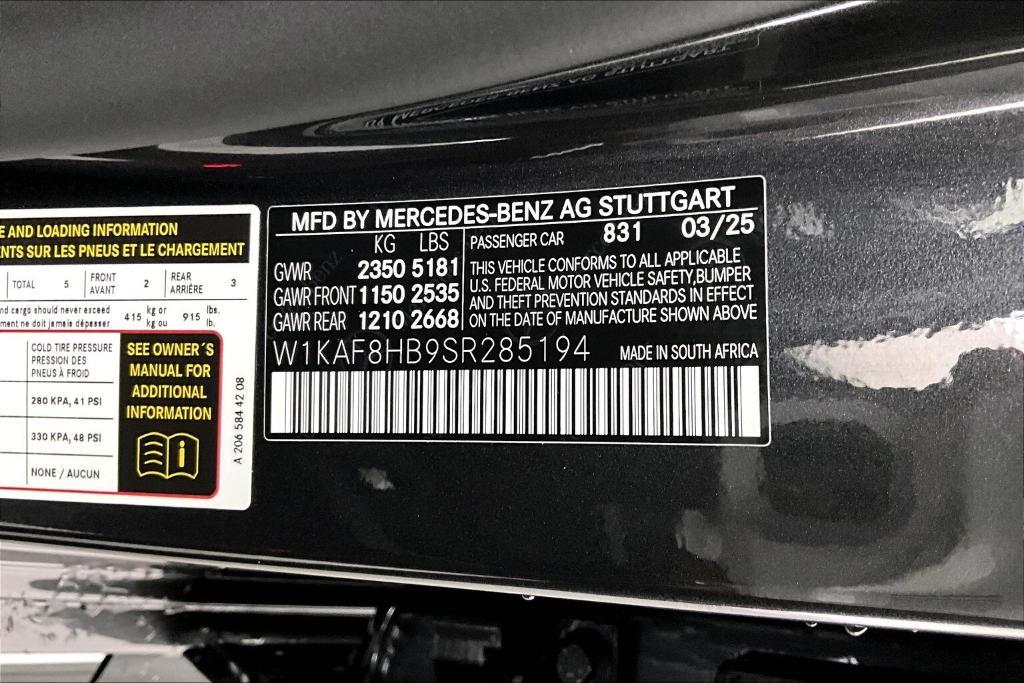new 2025 Mercedes-Benz AMG C 43 car, priced at $70,235