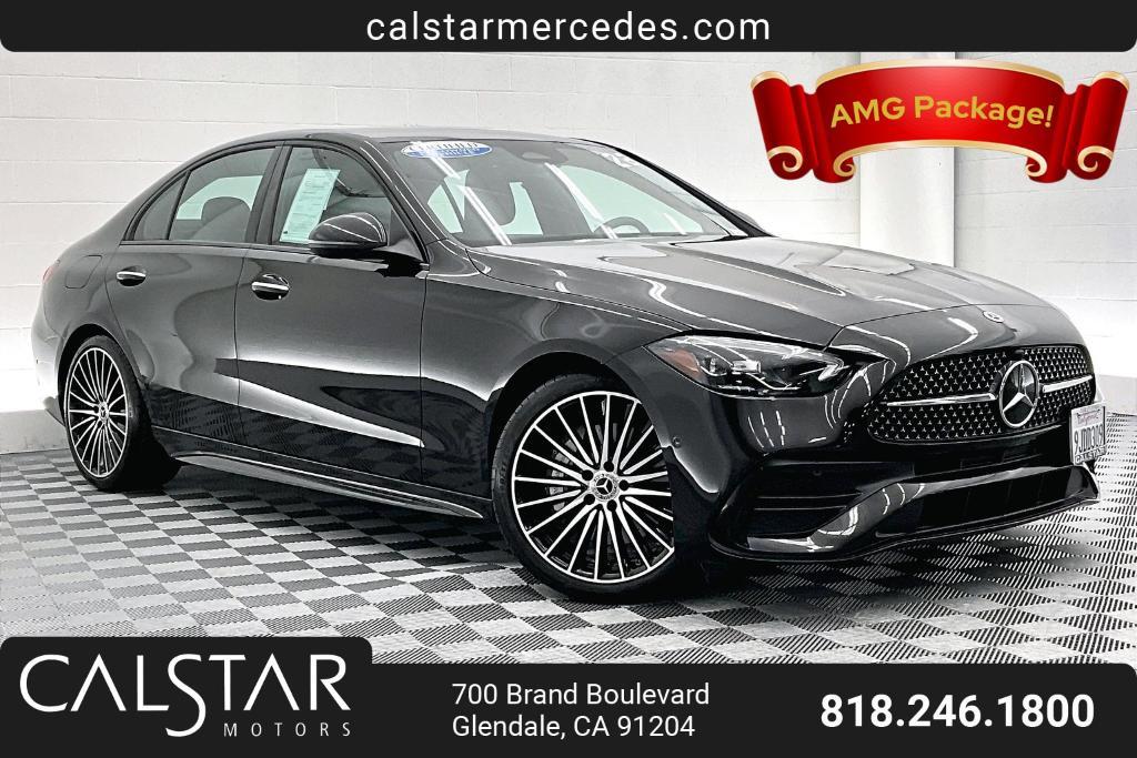 used 2023 Mercedes-Benz C-Class car, priced at $35,981