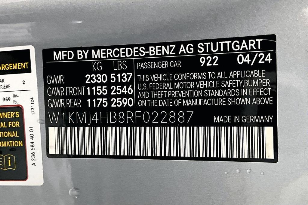 new 2024 Mercedes-Benz CLE 300 car, priced at $63,185