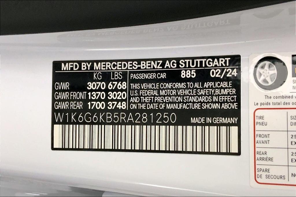 new 2024 Mercedes-Benz S-Class car, priced at $136,055