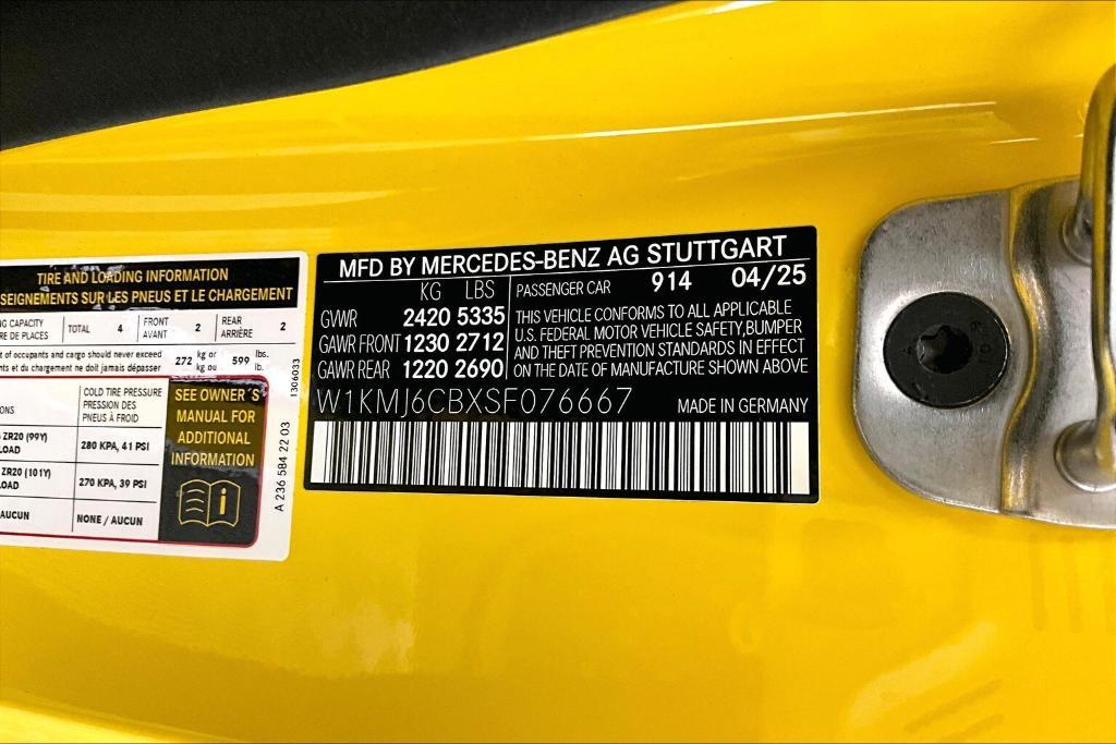 new 2025 Mercedes-Benz AMG CLE 53 car, priced at $82,060