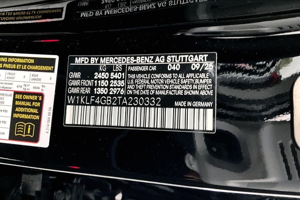 new 2026 Mercedes-Benz E-Class car, priced at $66,665