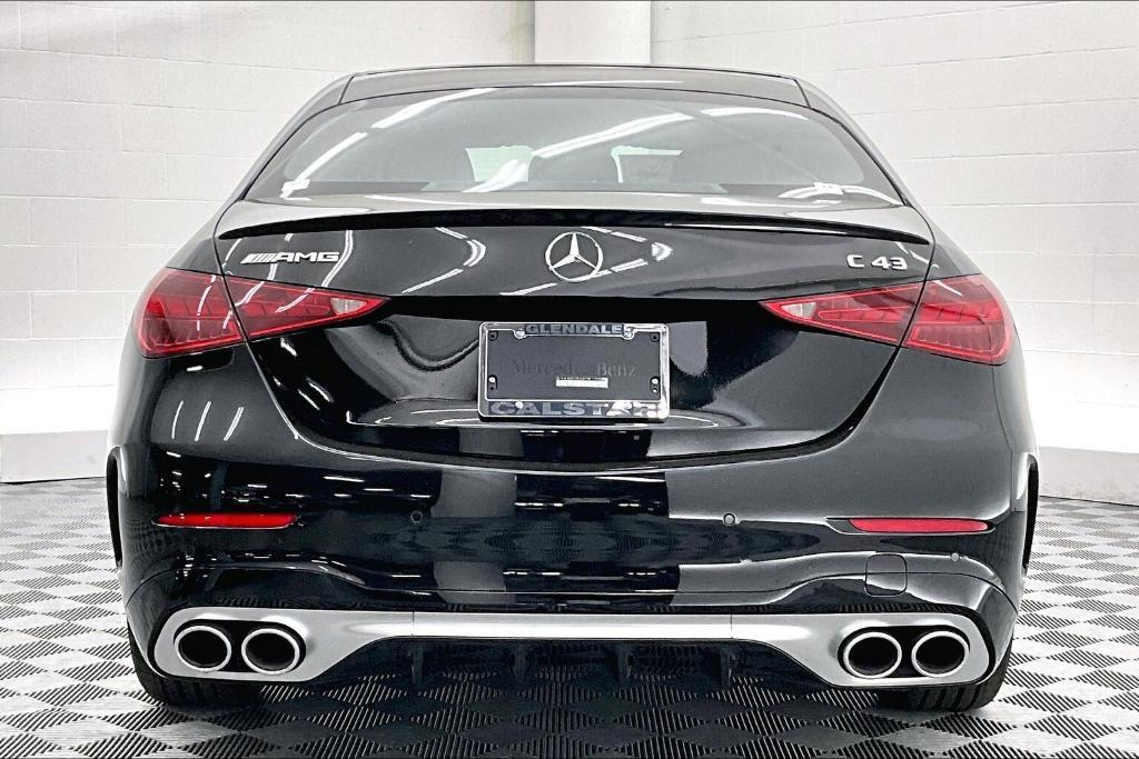 new 2025 Mercedes-Benz AMG C 43 car, priced at $64,685