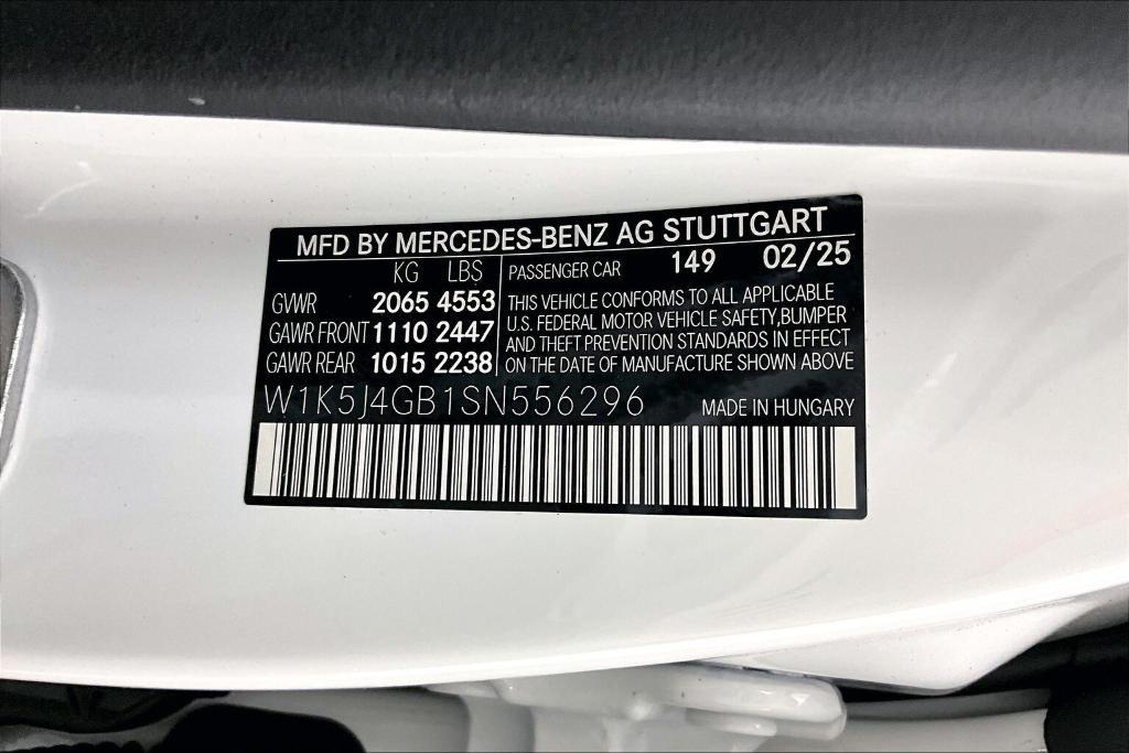 new 2025 Mercedes-Benz CLA 250 car, priced at $45,745