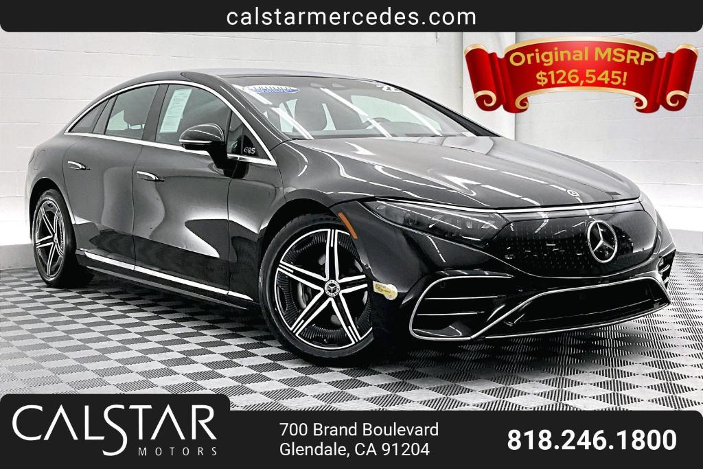 used 2022 Mercedes-Benz EQS 580 car, priced at $49,981