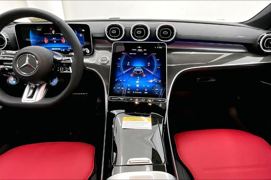 new 2025 Mercedes-Benz AMG C 43 car, priced at $69,690