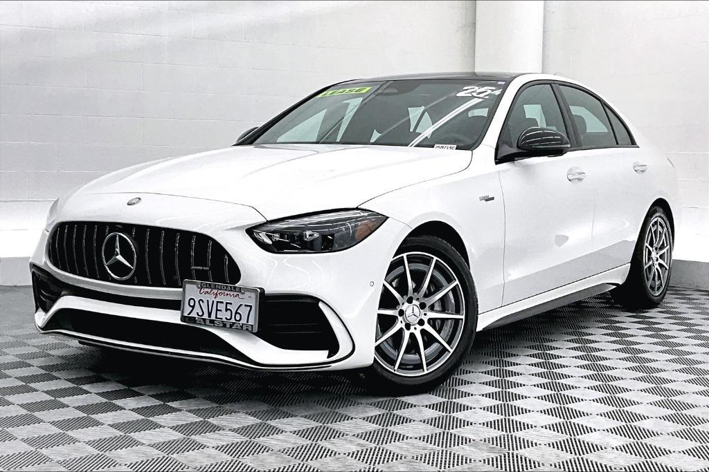 used 2025 Mercedes-Benz AMG C 43 car, priced at $61,188