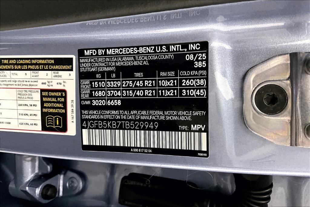 new 2026 Mercedes-Benz GLE 450 car, priced at $85,795