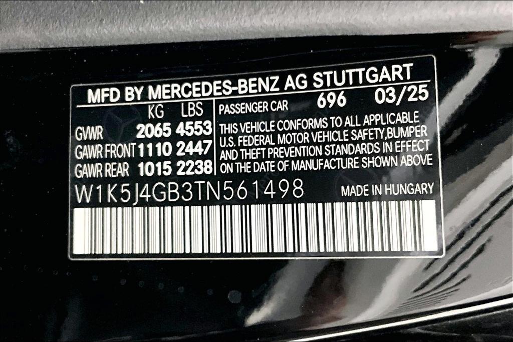 new 2026 Mercedes-Benz CLA 250 car, priced at $50,195