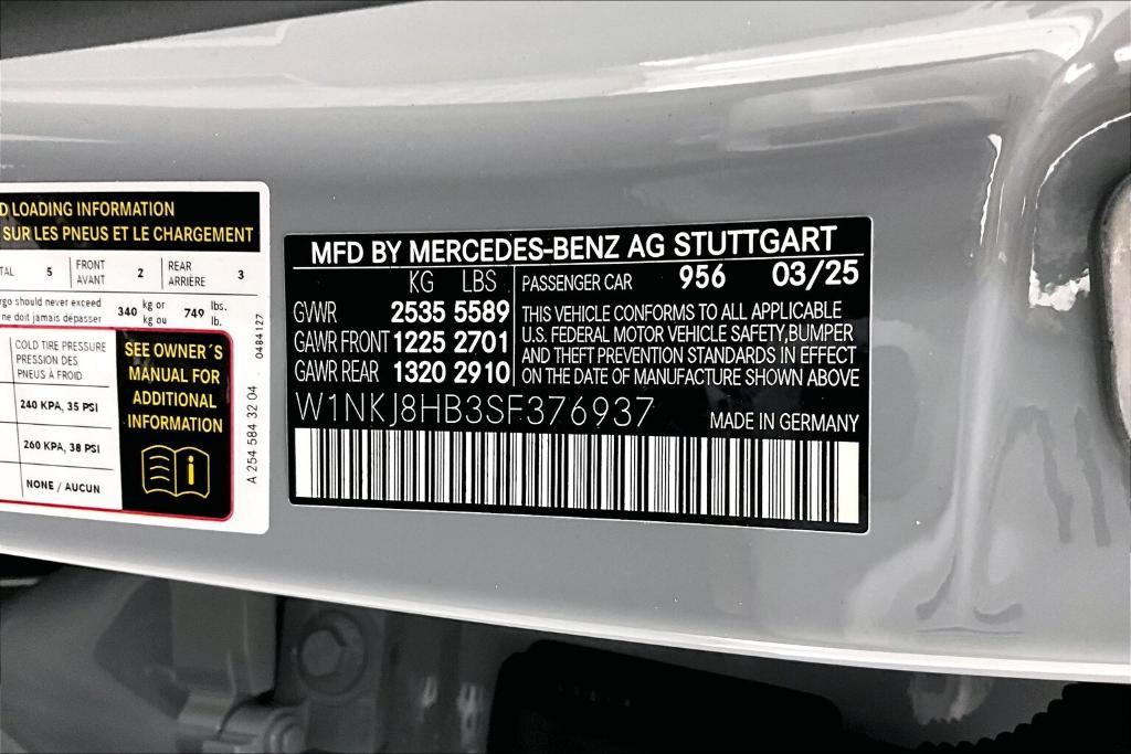 new 2025 Mercedes-Benz AMG GLC 43 car, priced at $82,975
