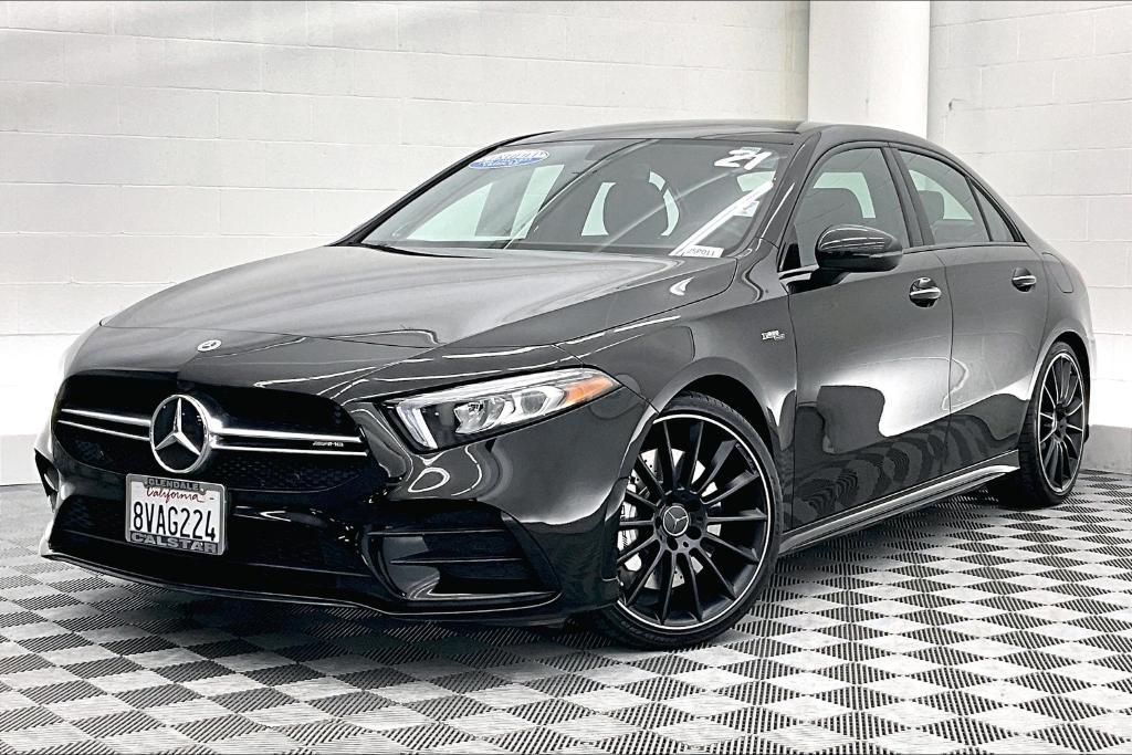 used 2021 Mercedes-Benz AMG A 35 car, priced at $34,888