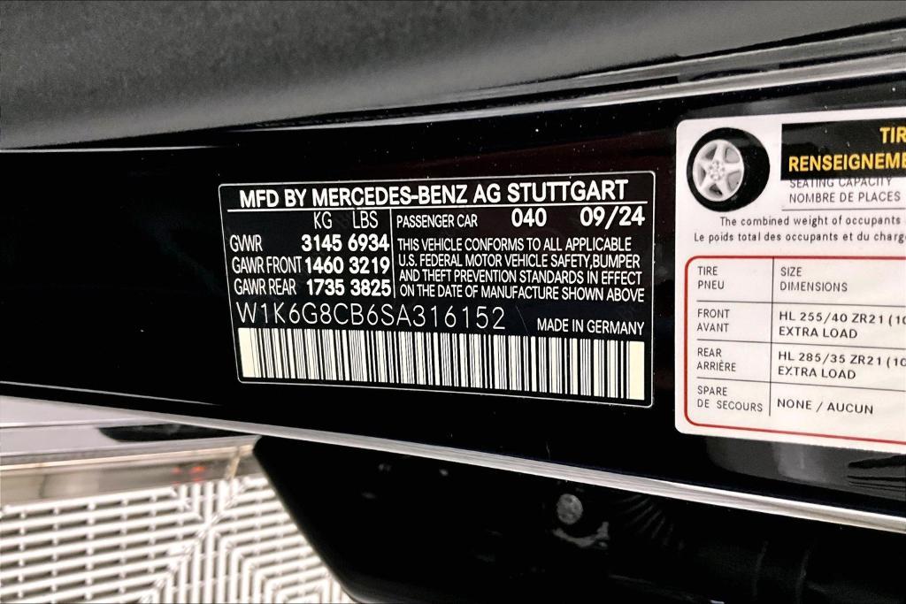 new 2025 Mercedes-Benz AMG S 63 E car, priced at $199,570