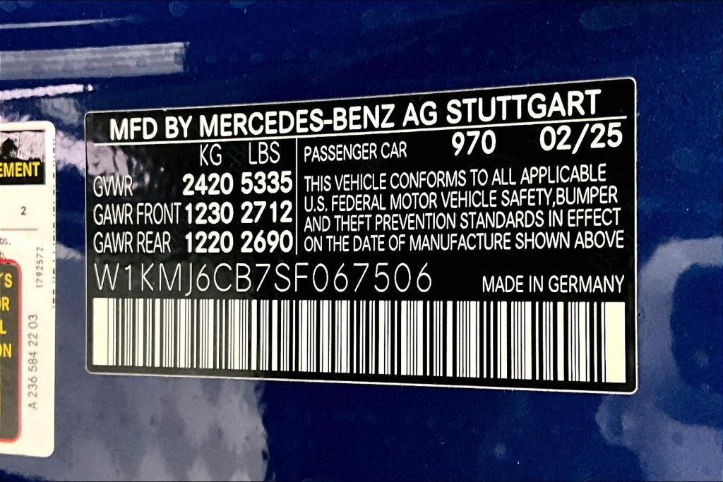 new 2025 Mercedes-Benz AMG CLE 53 car, priced at $81,040