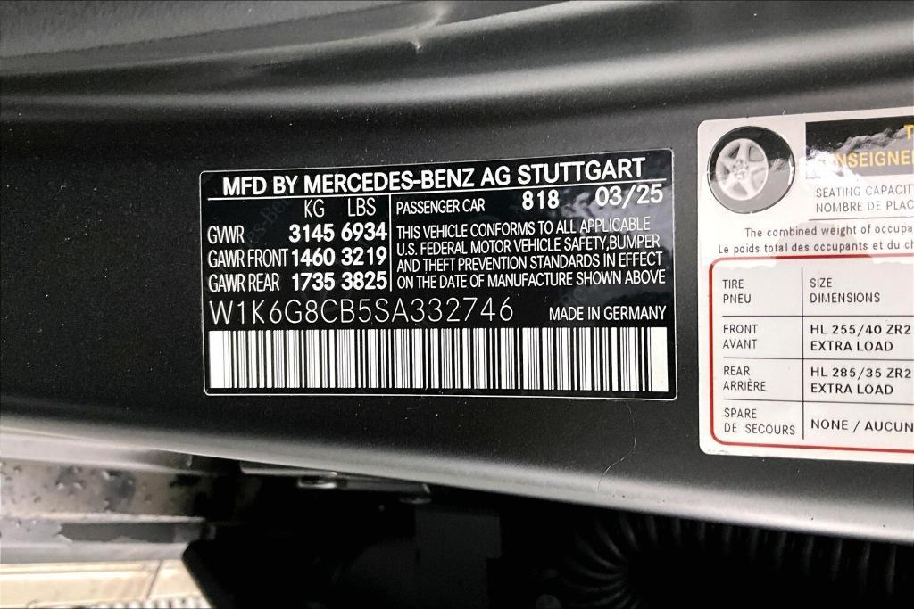new 2025 Mercedes-Benz AMG S 63 E car, priced at $203,255