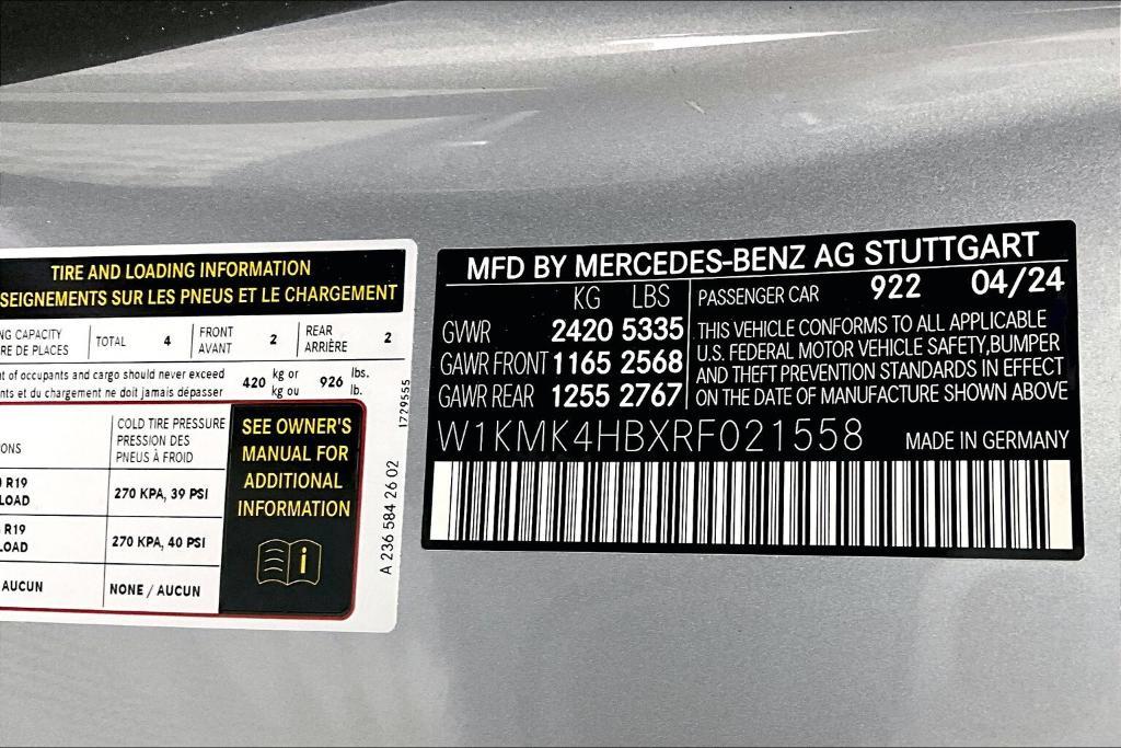 new 2024 Mercedes-Benz CLE 300 car, priced at $67,795