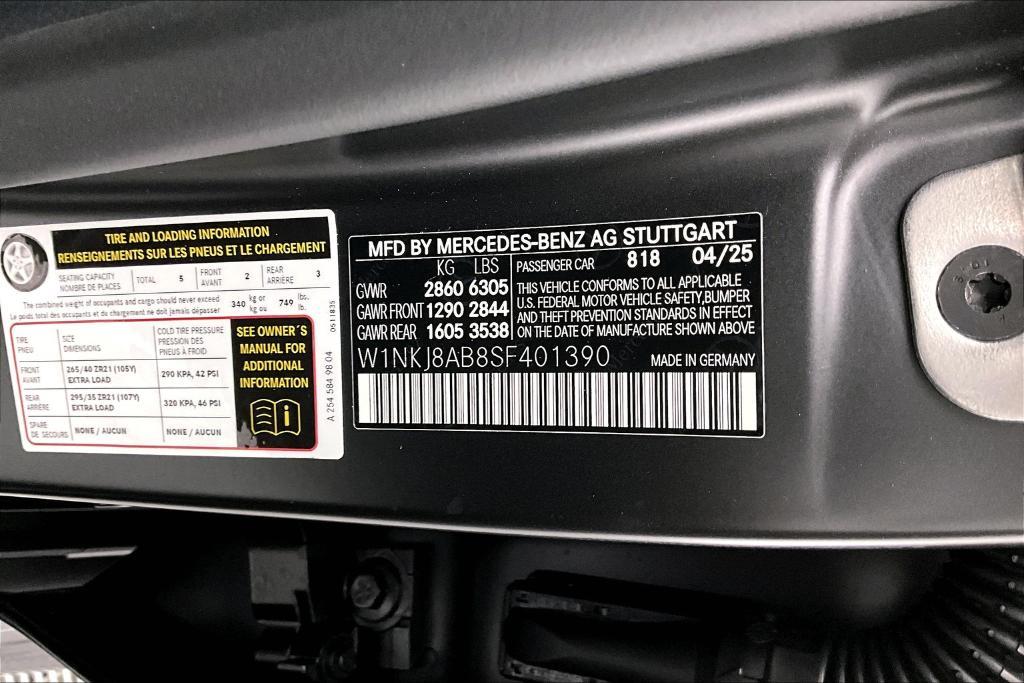 new 2025 Mercedes-Benz AMG GLC 63 car, priced at $99,070