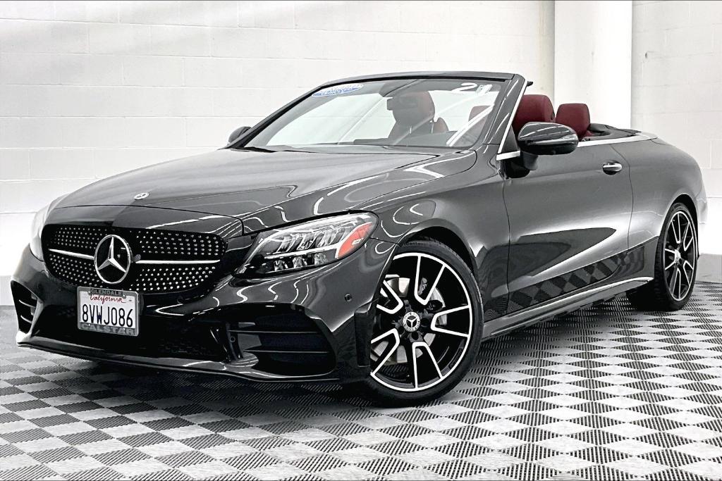 used 2021 Mercedes-Benz C-Class car, priced at $37,981