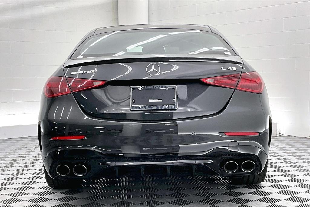 new 2025 Mercedes-Benz AMG C 43 car, priced at $67,790