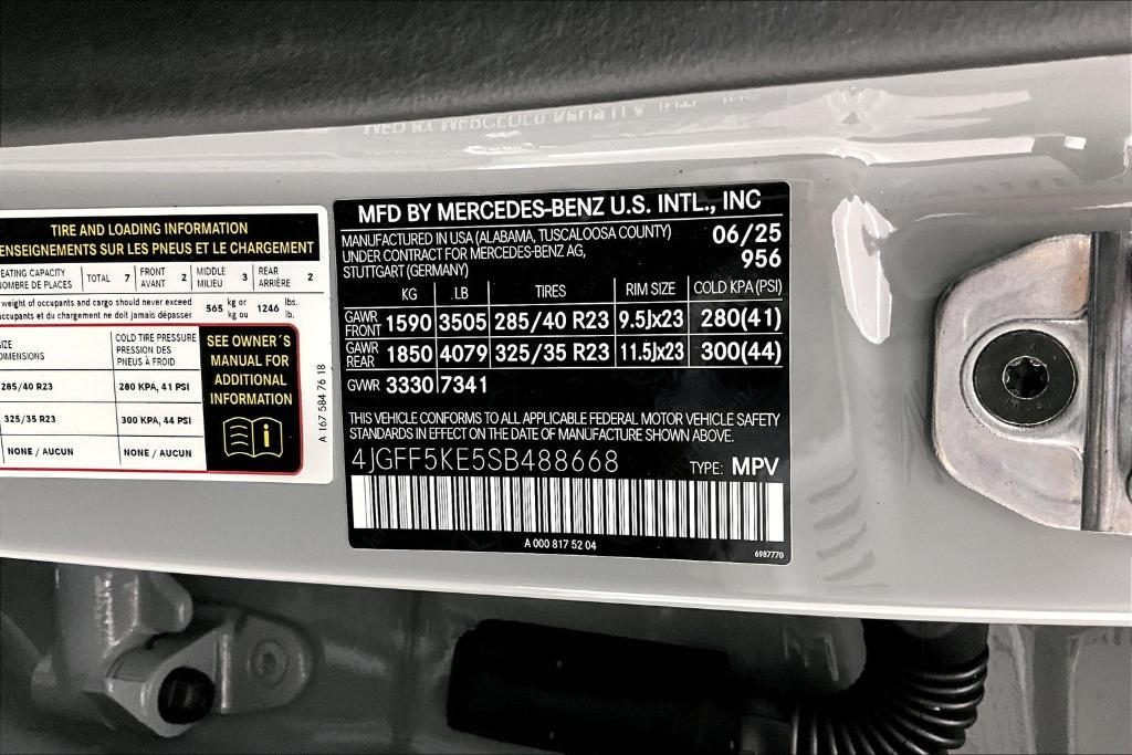 new 2025 Mercedes-Benz GLS 450 car, priced at $100,565