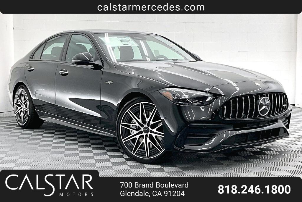 new 2025 Mercedes-Benz AMG C 43 car, priced at $70,935