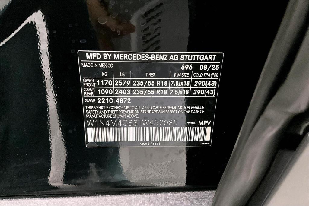 new 2026 Mercedes-Benz GLB 250 car, priced at $47,595