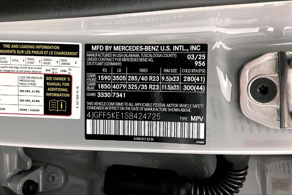 new 2025 Mercedes-Benz GLS 450 car, priced at $100,815