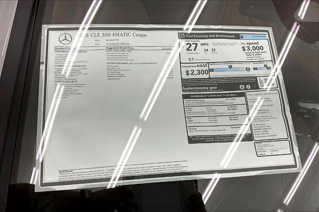 new 2026 Mercedes-Benz CLE 300 car, priced at $66,635