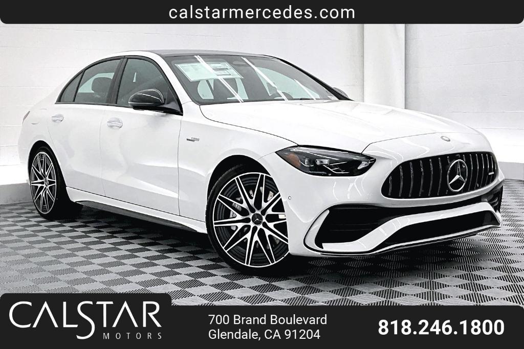 new 2025 Mercedes-Benz AMG C 43 car, priced at $68,165