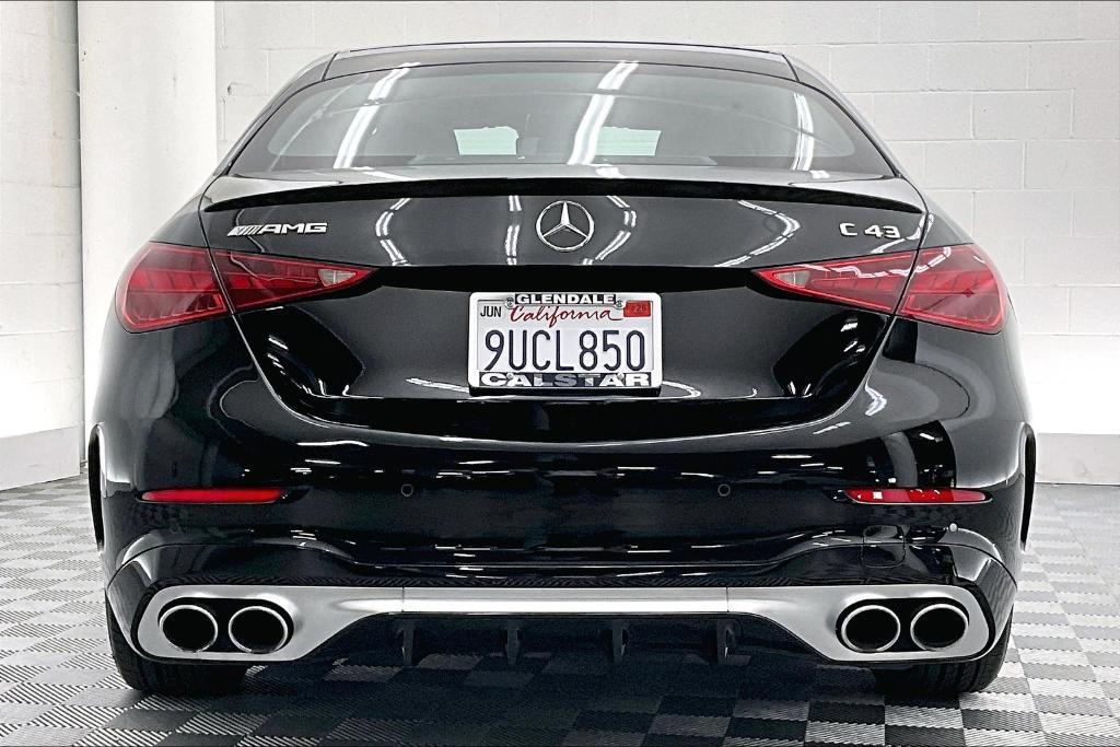 used 2025 Mercedes-Benz AMG C 43 car, priced at $56,398