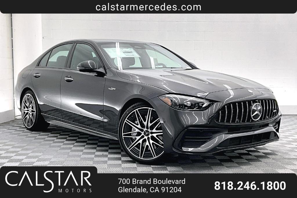 new 2025 Mercedes-Benz AMG C 43 car, priced at $73,025