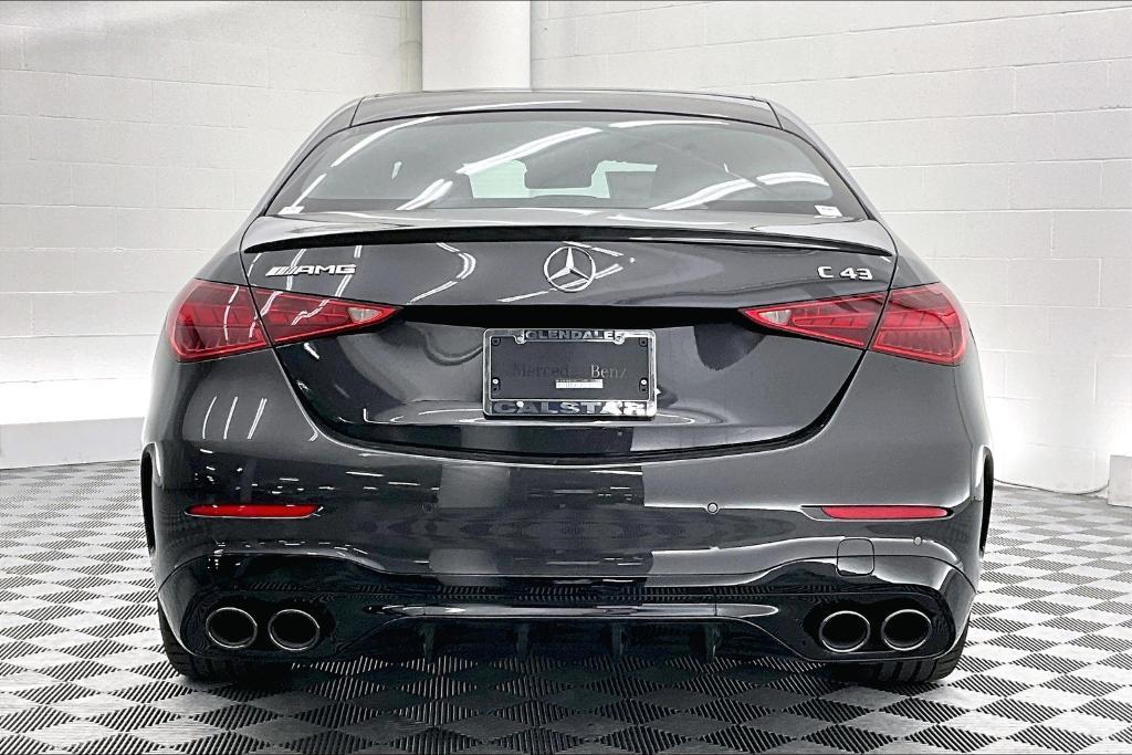 new 2025 Mercedes-Benz AMG C 43 car, priced at $73,025