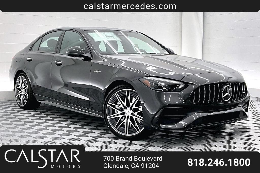 new 2025 Mercedes-Benz AMG C 43 car, priced at $70,865