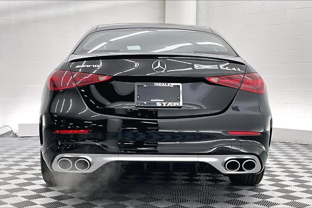 new 2025 Mercedes-Benz AMG C 43 car, priced at $64,685