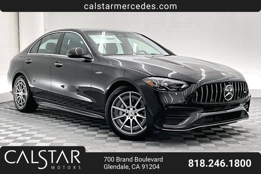 new 2025 Mercedes-Benz AMG C 43 car, priced at $64,685