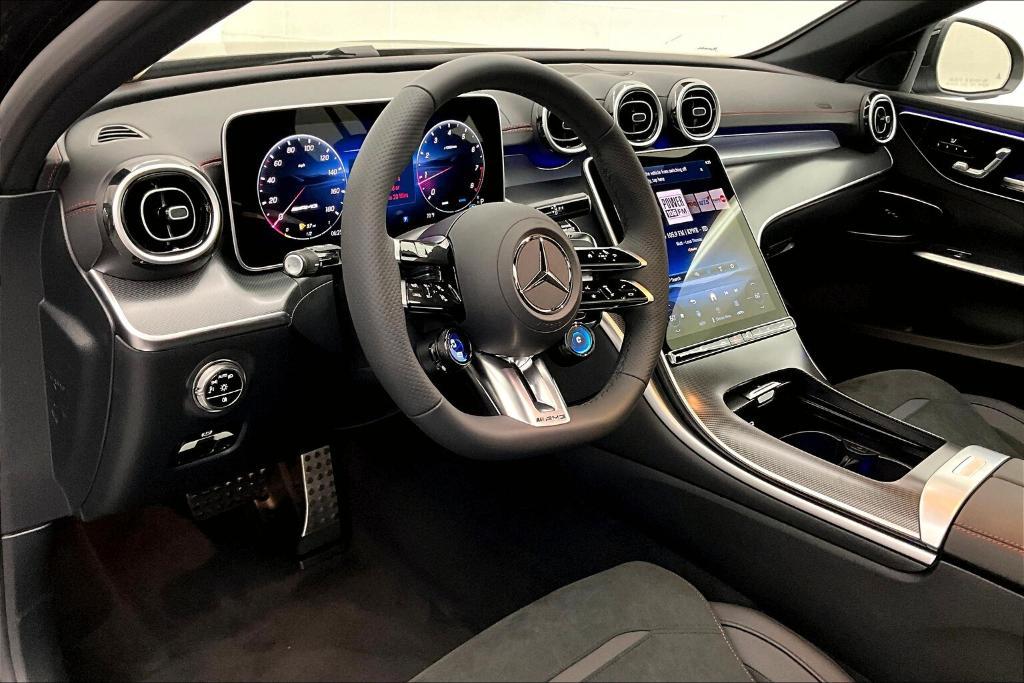 new 2025 Mercedes-Benz AMG C 43 car, priced at $64,685