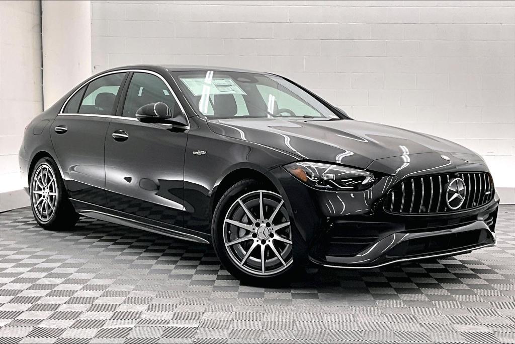 new 2025 Mercedes-Benz AMG C 43 car, priced at $64,685