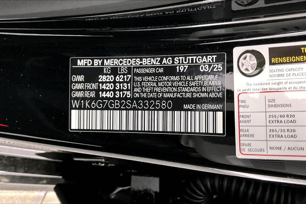 new 2025 Mercedes-Benz S-Class car, priced at $136,415