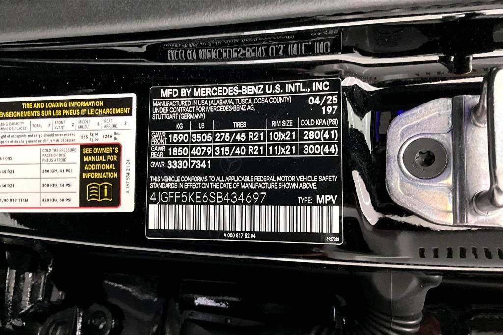new 2025 Mercedes-Benz GLS 450 car, priced at $94,855