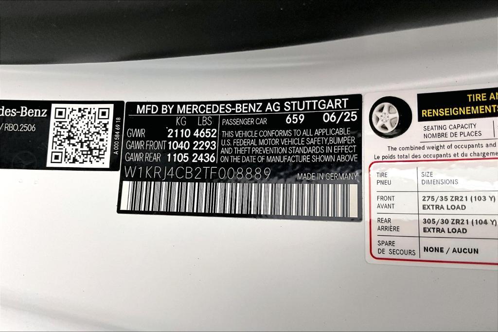 new 2026 Mercedes-Benz AMG GT 43 car, priced at $124,305