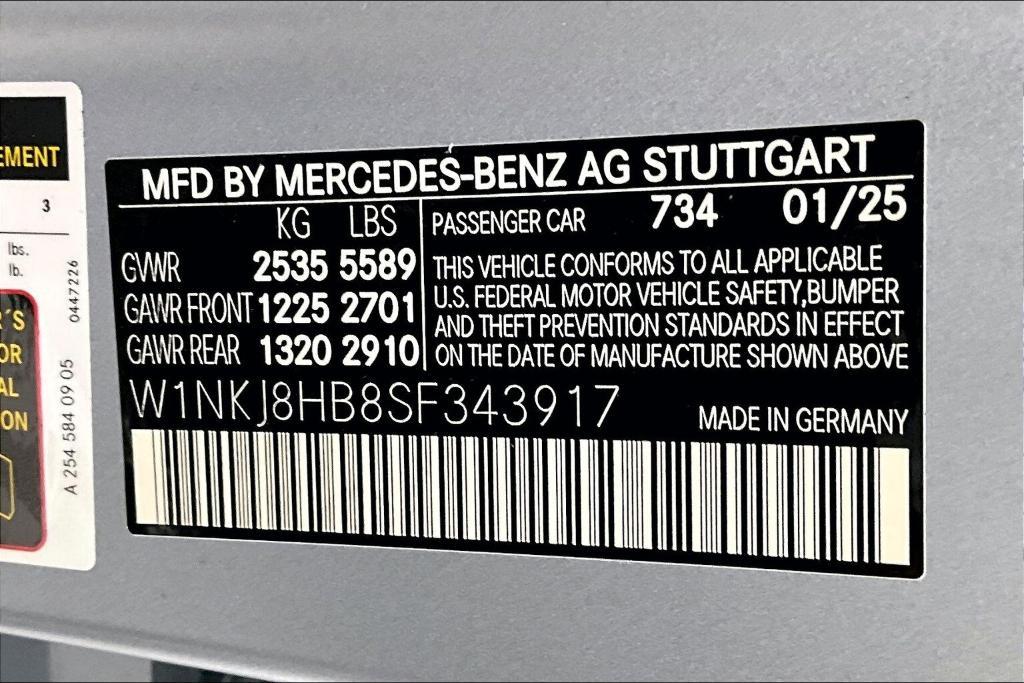 new 2025 Mercedes-Benz AMG GLC 43 car, priced at $80,830