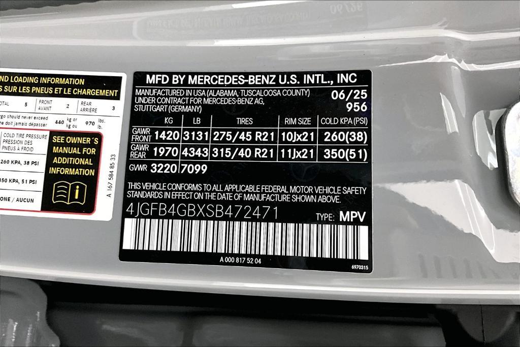 new 2025 Mercedes-Benz GLE 450e car, priced at $84,175