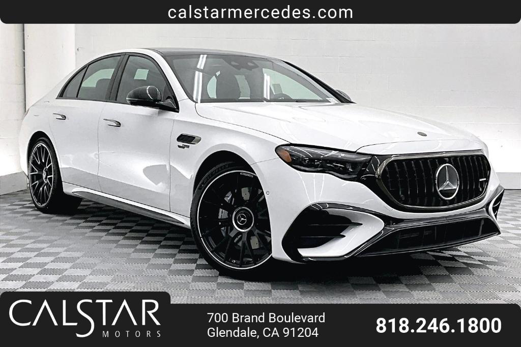 new 2025 Mercedes-Benz AMG E 53 car, priced at $107,410
