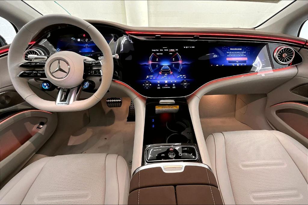 new 2025 Mercedes-Benz AMG EQS car, priced at $157,250